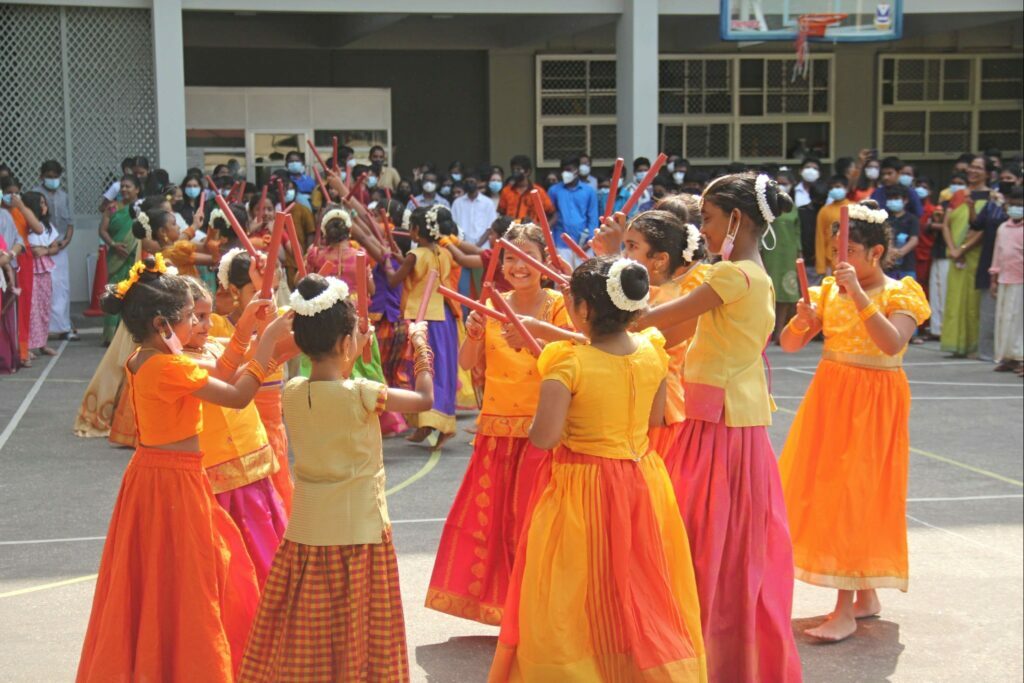 students pongal celebration